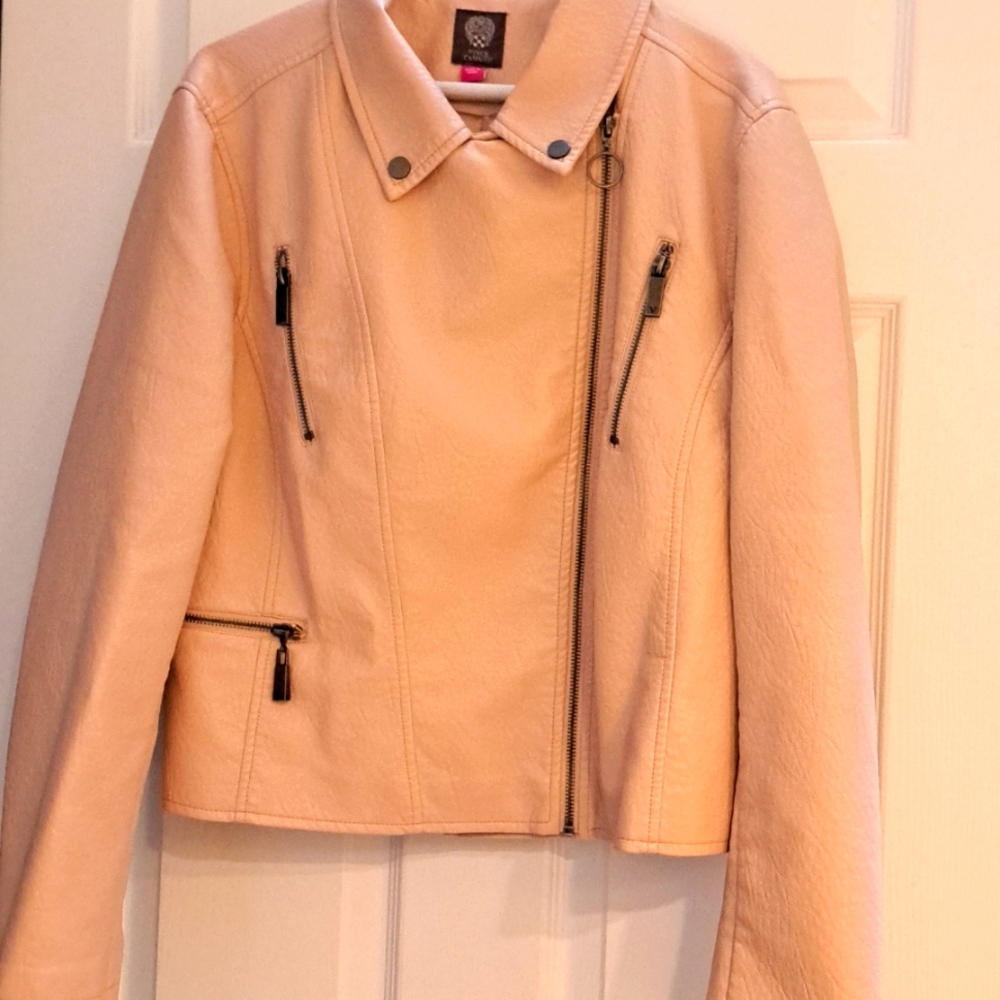 Vince Camuto Moto Jacket Blush XL